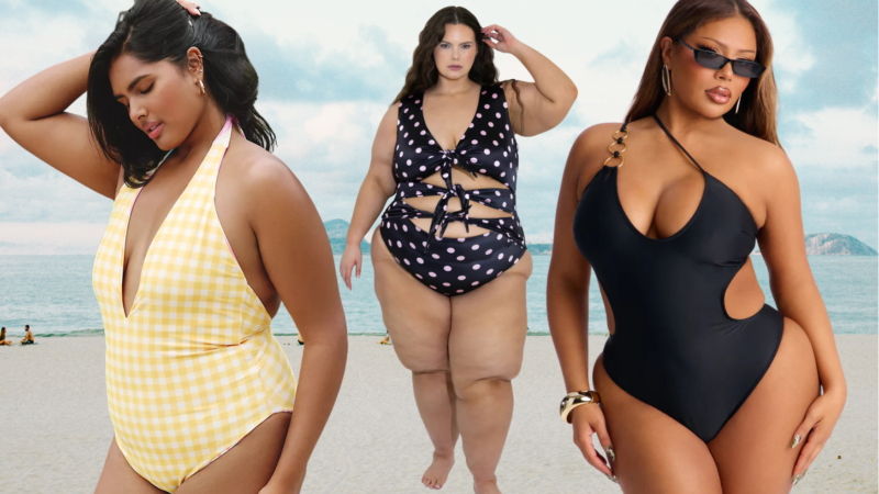 Sexy Plus Size One Piece Swimsuits