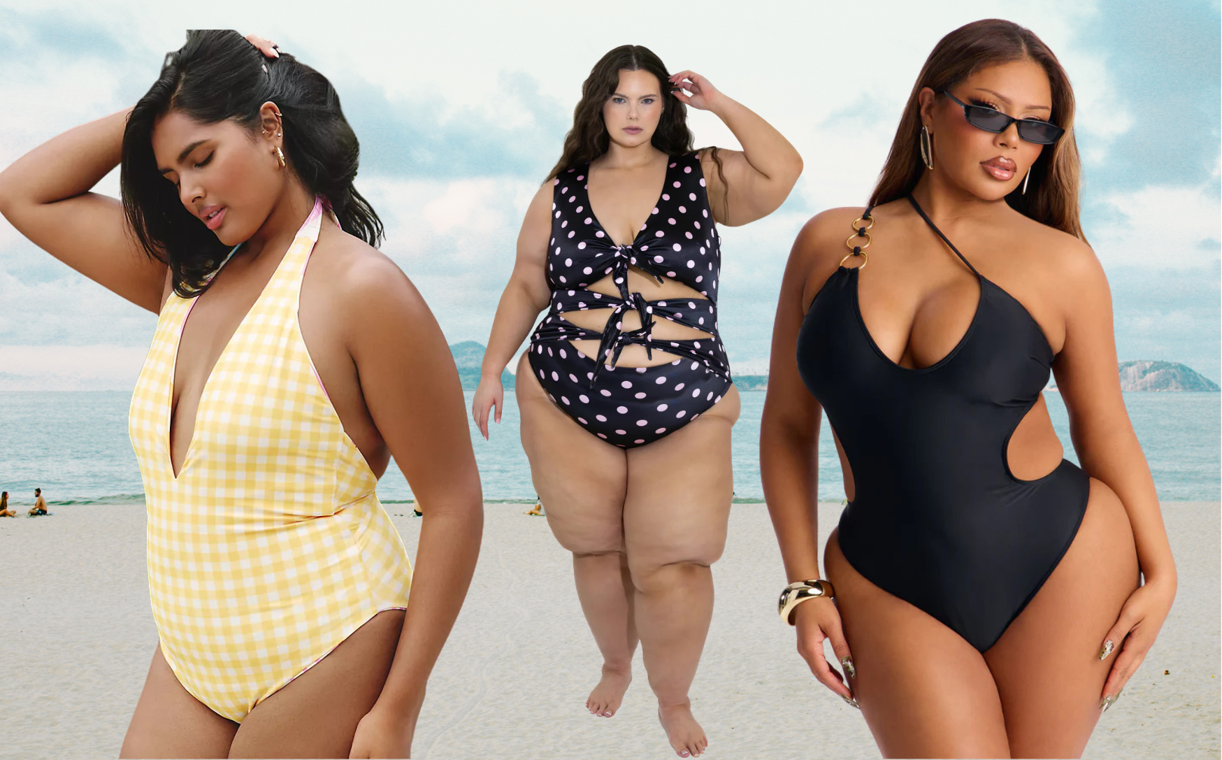 Sexy Plus Size One Piece Swimsuits